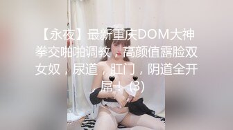 【永夜】最新重庆DOM大神拳交啪啪调教，高颜值露脸双女奴，尿道，肛门，阴道全开，屌！ (3)