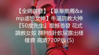 【全網首發】【豪華推薦&amp虐戀女神】牛逼調教大神『50度先生』震撼首發 花式調教女奴 群P插針飲尿露出樣樣齊 高清720P版 (5)