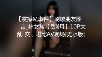 【震撼M事件】刷爆朋友圈❤️吉_林女孩【岳X月】10P大乱_交，堪比AV现场[无水版]